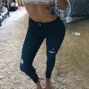 High Rise Jean legging